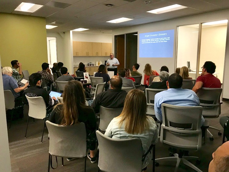 Presenting to an Investment Panel - CSUF Startup Incubator