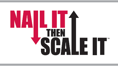 Nail It Then Scale It book cover title