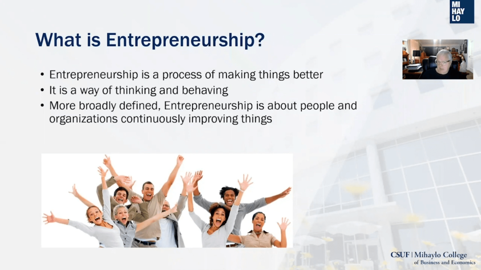 Change Your Life with a MBA in Entrepreneurship at CSUF!