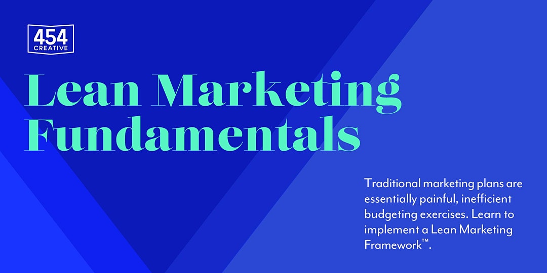 Lean Marketing Fundamentals Every Entrepreneur MUST Know [Event on November 16 at noon]