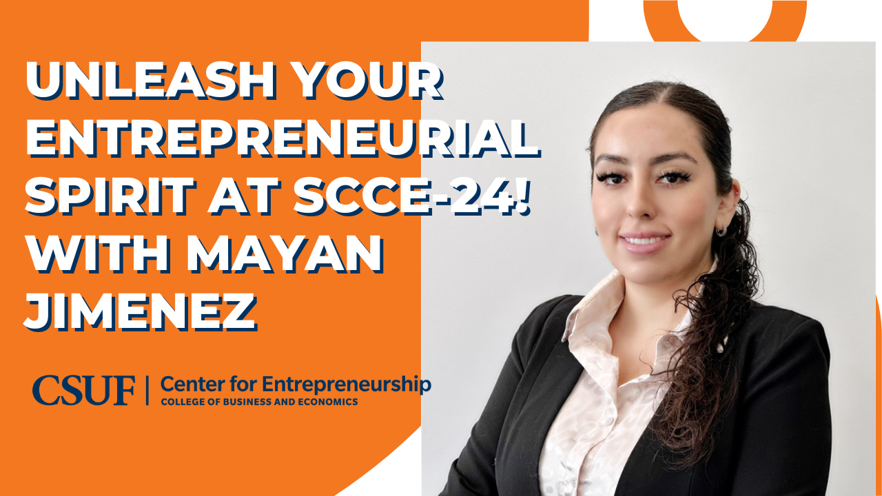 Unleash Your Entrepreneurial Spirit at SCCE 24! | Interview with Mayan Jimenez