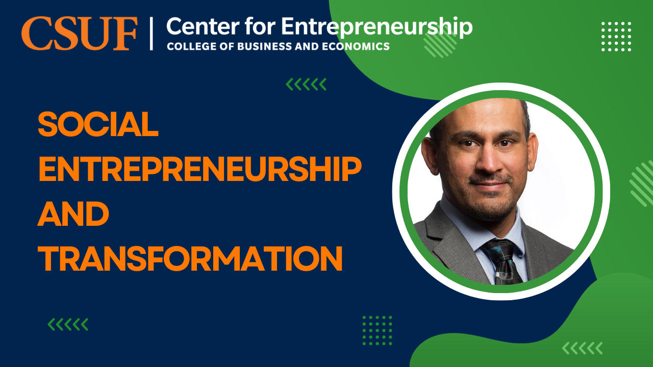 Social Entrepreneurship and Economic Transformation with Gianneschi Center Director Chethan Srikant, Ph.D